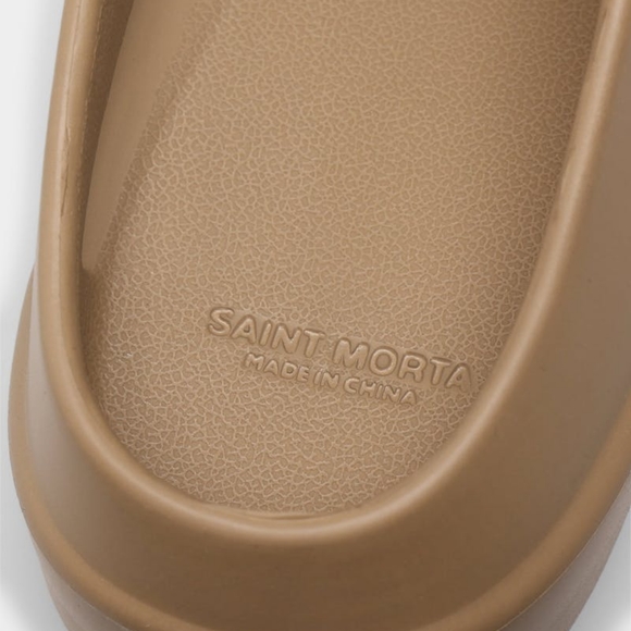 Saint morta slide taupe mens size 11 mule shoe brown new - Picture 3 of 8